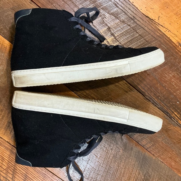 Greats Royale High Cadet Navy Wool Sneakers Men’s Size 12 | Premium Italian-Made - Picture 12 of 15